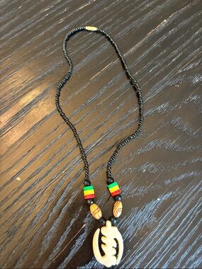 Handcrafted African bead necklace